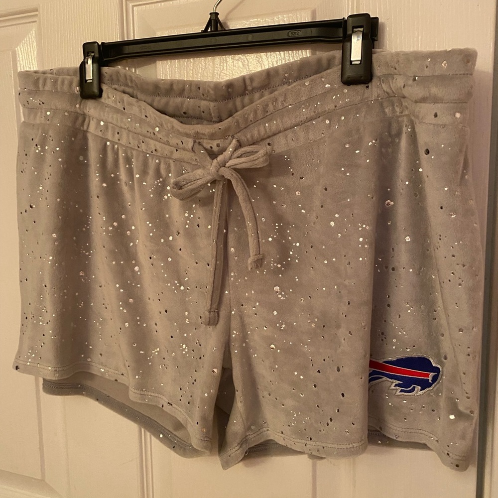 NFL Gray Sparkle Women's Athletic Shorts
